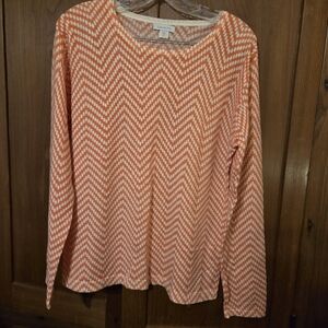 Garnet Hill Signature Merino Wool Crew Neck Sweater Size XL